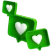 💚 Эмодзи «Green ᵇʸ» для Telegram
