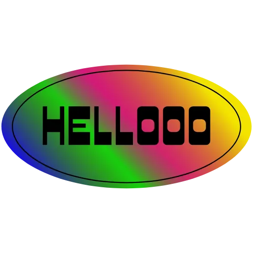 ⚡️ Стикер «Gradient» для Telegram