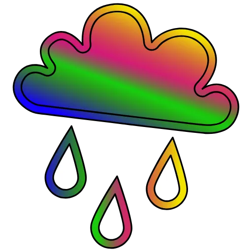 ⚡️ Стикер «Gradient» для Telegram