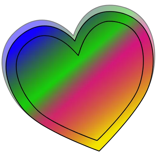 ❤️ Стикер «Gradient» для Telegram