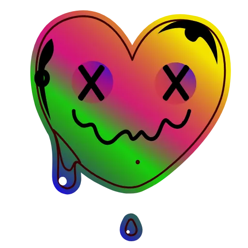 ❤️ Стикер «Gradient» для Telegram