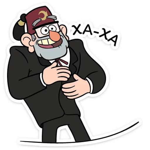 😂 Стикер «Gravity_falls» для Telegram