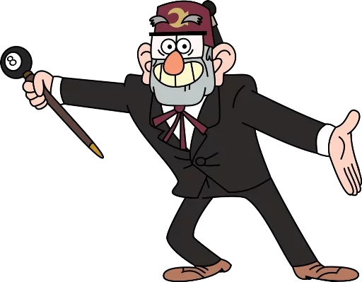 👨‍🦳 Стикер «Gravity_falls» для Telegram