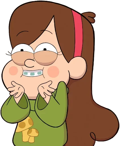 👩‍🦰 Стикер «Gravity_falls» для Telegram