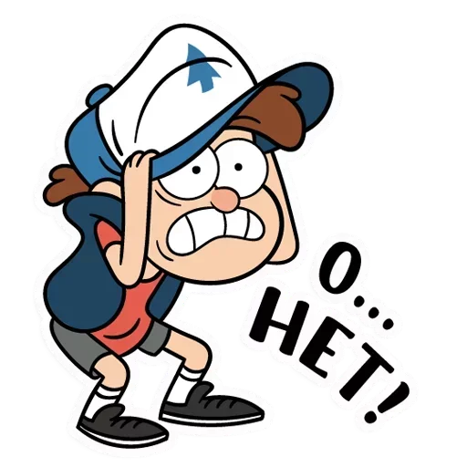 😬 Стикер «Собрали в один пак все стикеры Gravity Falls из ВК» для Telegram