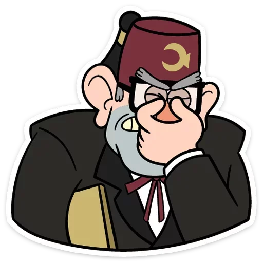 🤦‍♂ Стикер «Собрали в один пак все стикеры Gravity Falls из ВК» для Telegram