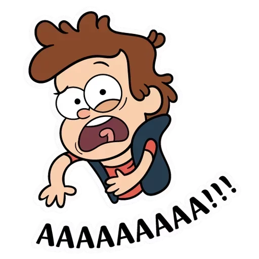 😲 Стикер «Собрали в один пак все стикеры Gravity Falls из ВК» для Telegram