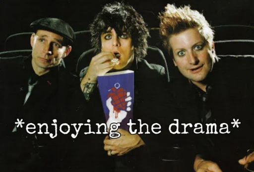 🍿 Стикер «Green Day» для Telegram