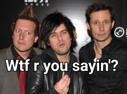 🤌 Стикер «Green Day» для Telegram