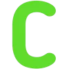 🤩 Эмодзи «Зелёные буквы и иконки» для Telegram