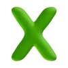 😊 Эмодзи «Green ABC» для Telegram