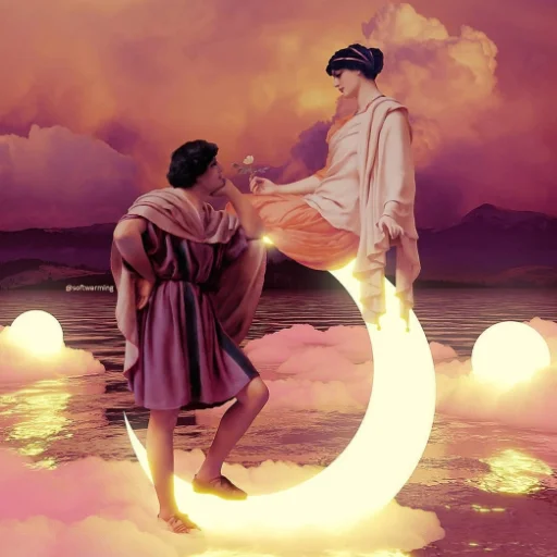 🌑 Стикер «Celestial bodies» для Telegram