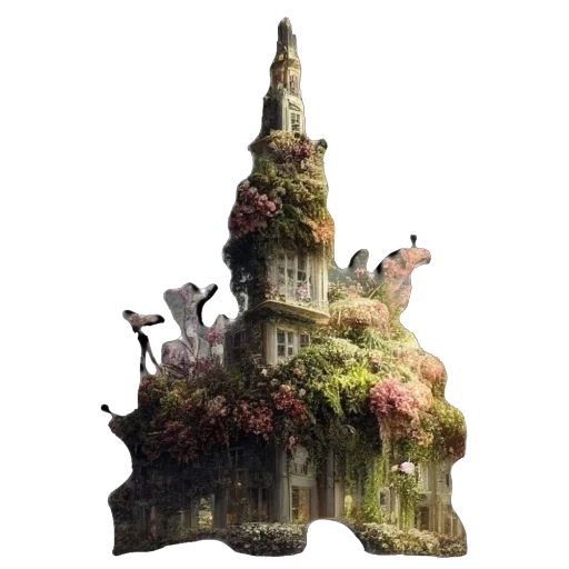 🏰 Стикер «запах весны» для Telegram