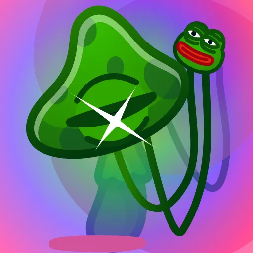 🍄 Эмодзи «green collection →» для Telegram