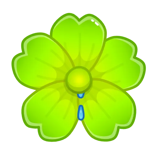 🌸 Эмодзи «green collection →» для Telegram