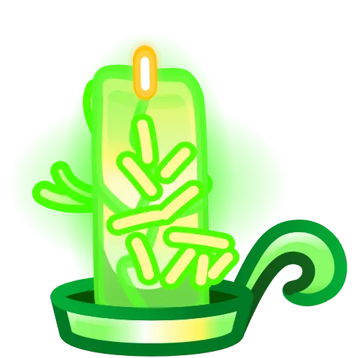 🕯 Эмодзи «green collection →» для Telegram