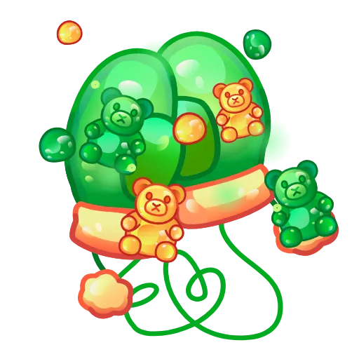 🎁 Эмодзи «green collection →» для Telegram