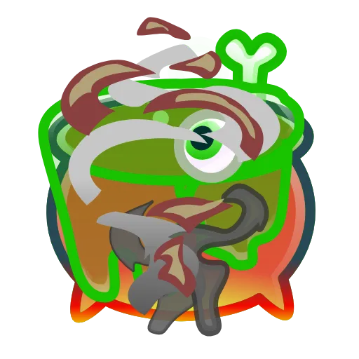 🍲 Эмодзи «green collection →» для Telegram