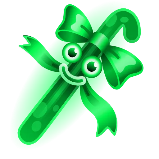 🎁 Эмодзи «green collection →» для Telegram