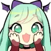 😉 Эмодзи «࣪ ˖ ꒰ 𝒈𝒓𝒆𝒆𝒏 ꒱ ๛ ˖❝ ❞» для Telegram