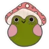 🐸 Эмодзи «૮꒰ ｡っ -｡꒱ఎ ⃝ ⊹ ◜ ♡ 𝅭» для Telegram