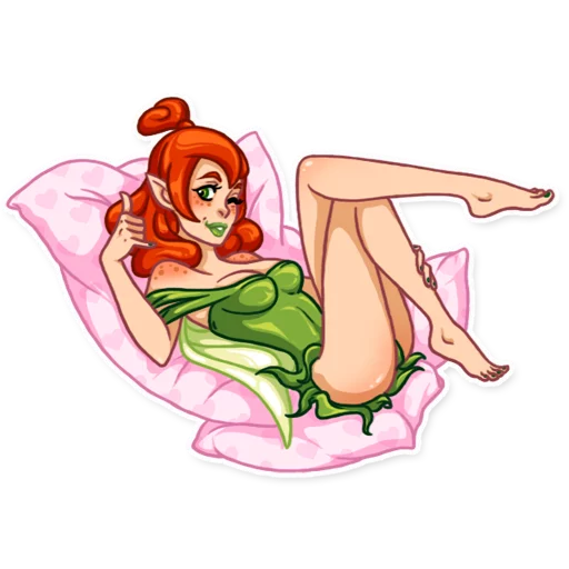 🤙 Стикер «Green Fairy» для Telegram