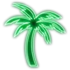 🌴 Эмодзи «Greenblack» для Telegram