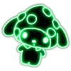 🐰 Эмодзи «Greenblack» для Telegram