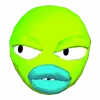 👄 Эмодзи «Green Emoji» для Telegram