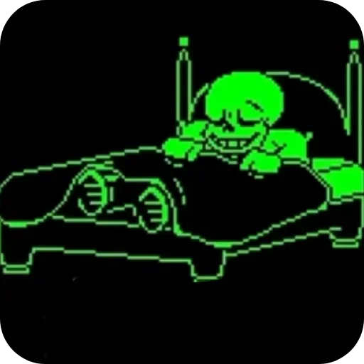 💀 Стикер «Green Sans» для Telegram