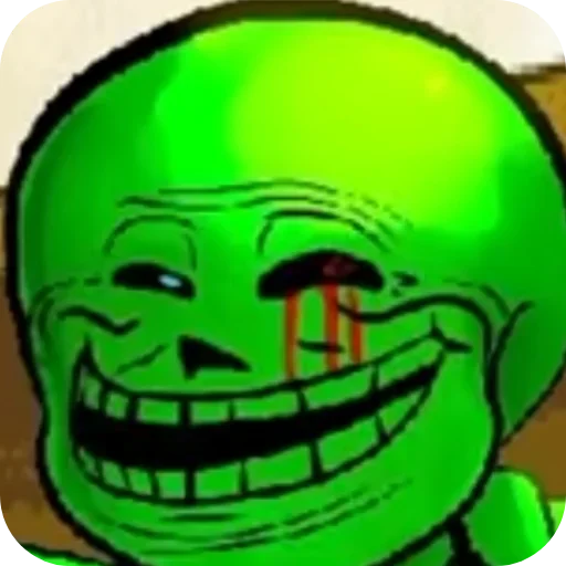 💀 Стикер «Green Sans» для Telegram