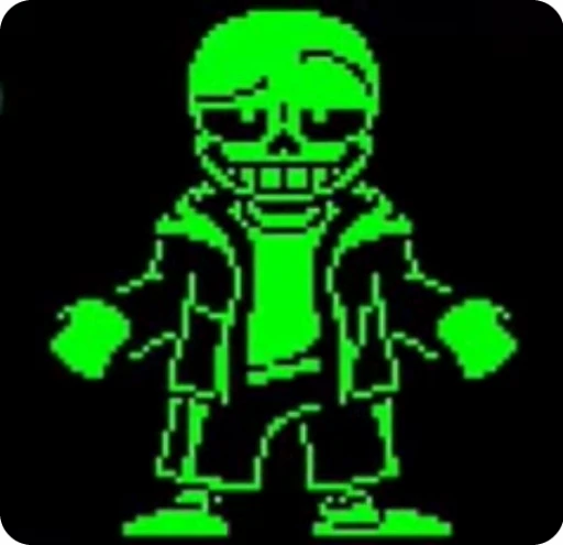 😁 Стикер «Green Sans» для Telegram