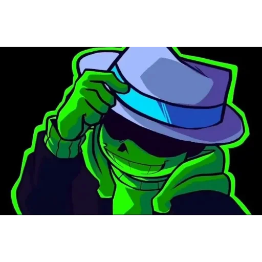 😏 Стикер «Green Sans» для Telegram