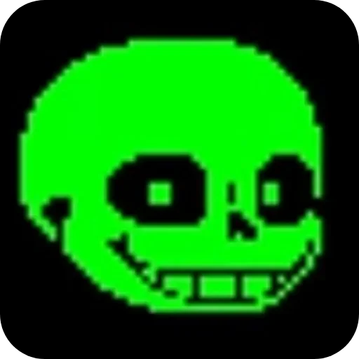 💀 Стикер «Green Sans» для Telegram