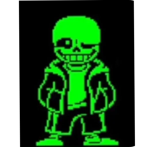💀 Стикер «Green Sans» для Telegram