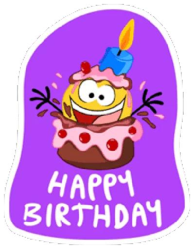 🎂 Стикер «Greetings» для Telegram