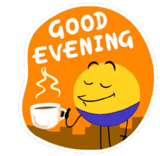 🌅 Стикер «Greetings» для Telegram