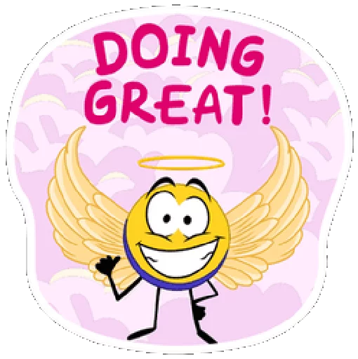 😇 Стикер «Greetings» для Telegram