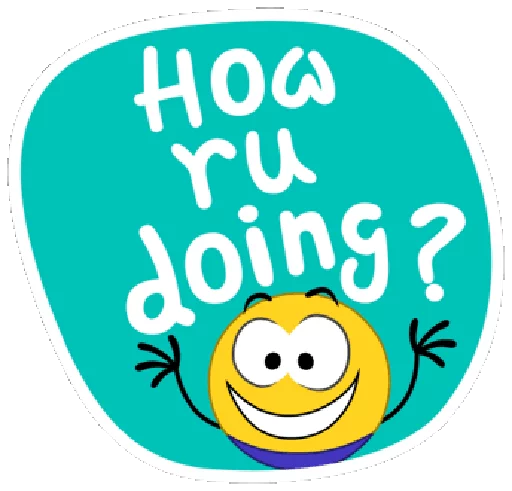 ❔ Стикер «Greetings» для Telegram