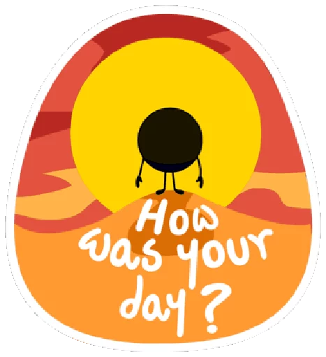 ❔ Стикер «Greetings» для Telegram