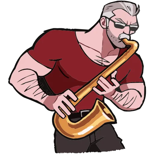 🎷 Эмодзи «Набор эмоджи с Григорием из ВК в качестве» для Telegram