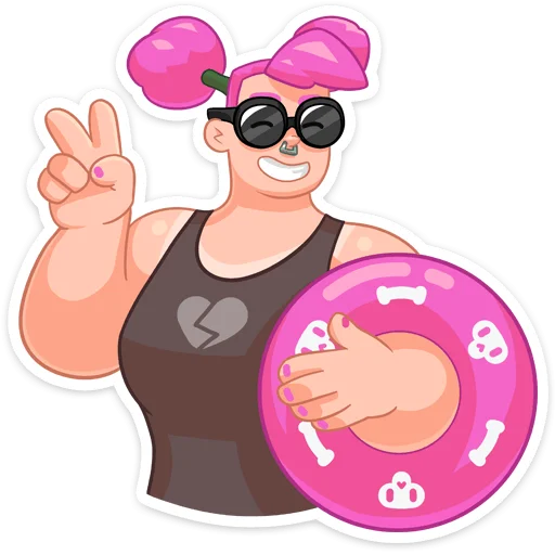 ✌ Стикер «Гренда» для Telegram