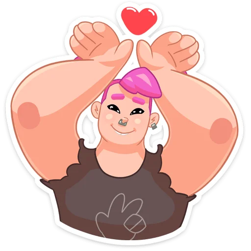 😍 Стикер «Гренда» для Telegram