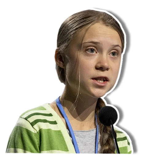 😨 Стикер «Greta» для Telegram