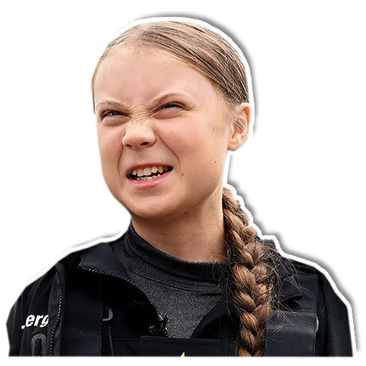 😝 Стикер «Greta» для Telegram