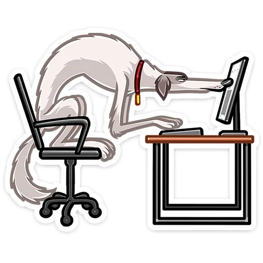 🖥 Стикер «Грэй» для Telegram