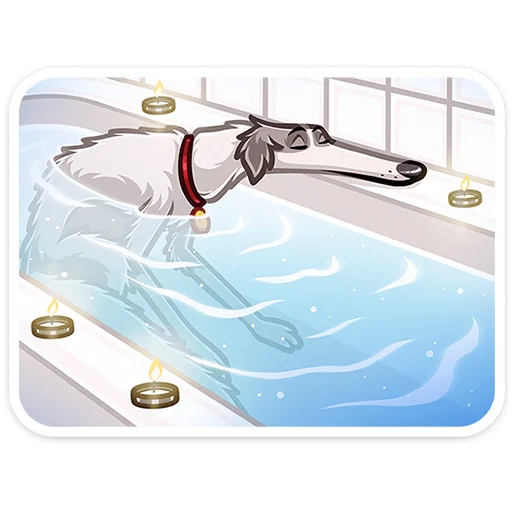 🛁 Стикер «Грэй» для Telegram