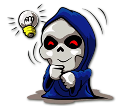 Стикерпак Grim Reaper для Telegram — скачать