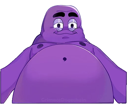😘 Стикер «Grimace DogeChain» для Telegram