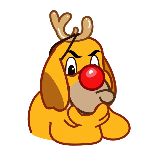 🤔 Стикер «Max the Grinchs dog» для Telegram
